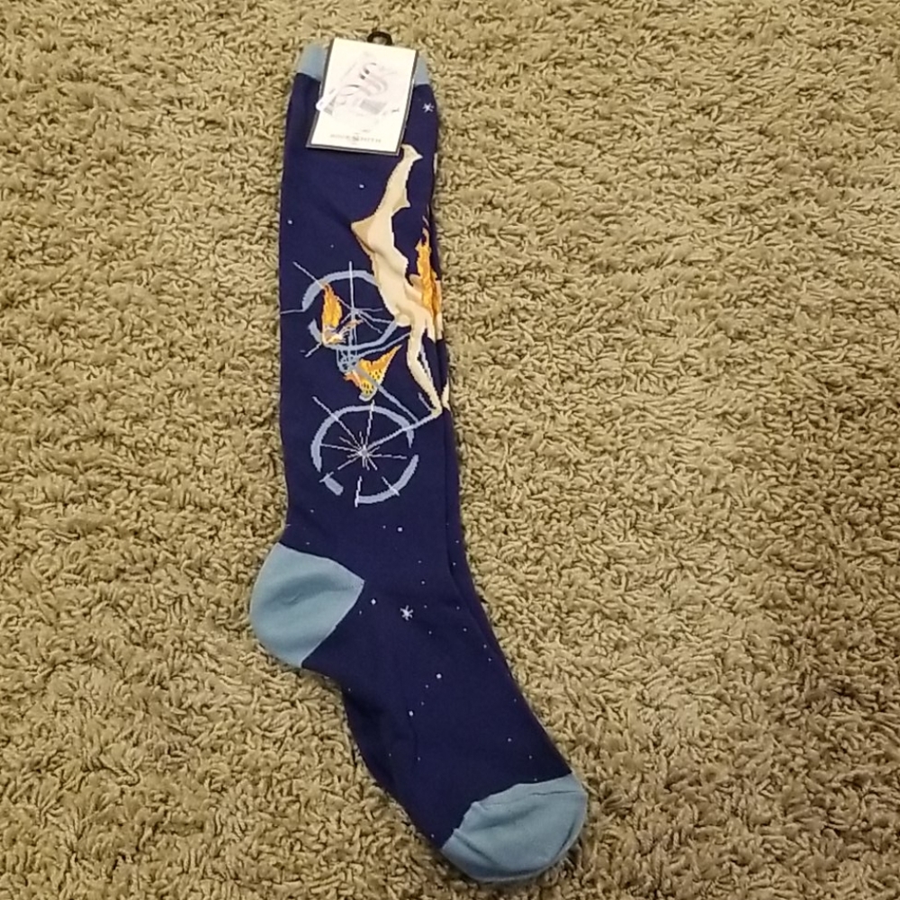 Socksmith cycle gladiators knee high new 5-10.5